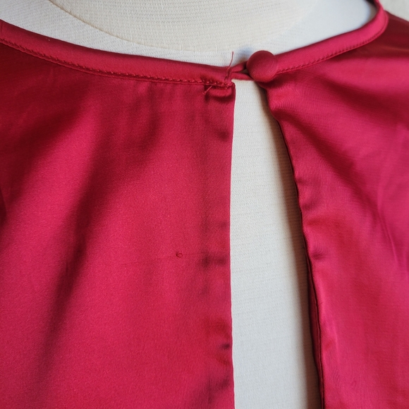 Windsor Red Satin Bodysuit - Picture 4 of 8